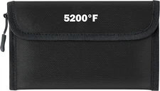 Fireproof Waterproof Document Bag - 5200°F Water Resistant Fire Proof Money Bag,
