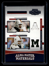 2003 PLAYOFF HONORS ALMA MATER MATERIALS #AM30 SANTANA MOSS/JEREMY SHOCKEY /100