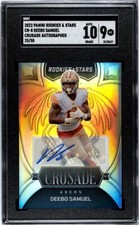 Deebo Samuel 2022 Rookies and Stars- Crusade Autograph Silver #CR-8 25/50