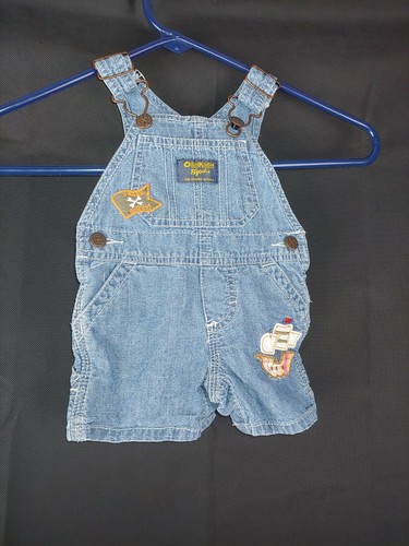 OshKosh Baby Boy Overall Shorts, 3 
