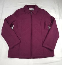 BHS AUTHENTIC CASUALWEAR SIZE 10UK M WOMENS PURPLE QUILTED PADDED JACKET COAT