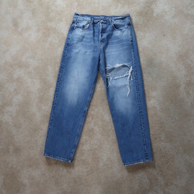 American Eagle High Rise 90s Boyfriend Jeans Women's 10 Denim - Main Image