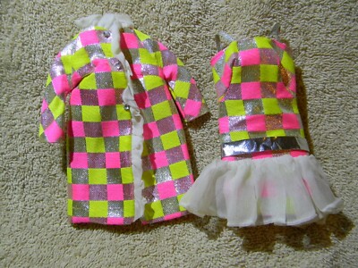 Vintage Barbie Sparkle Squares #1814 (1968) As-is Tlc