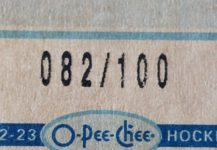 2022-23 O-Pee-Chee Frederick Gaudreau OPC Retro Black Card #219. Serial #82/100 - Image 3 of 3