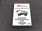 Ingersoll Rand VR90C Telehandler Telescopic Handler Maintenance Service Manual