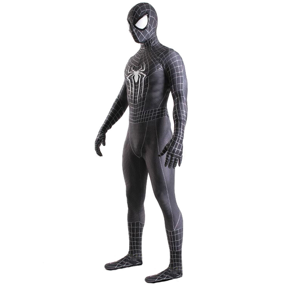 Costume Venom Per Bambini – Set Completo Con Maschera, Ispirato A Spider-Man 3 Del 2007