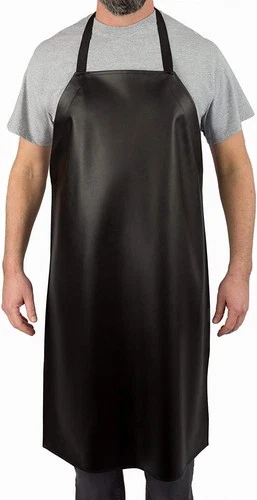 Waterproof Vinyl Apron Black .8mm Heavy Duty for Dog Grooming Fish Cleaning image 8