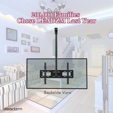 TV Ceiling Wall Mount Bracket Stand Holder Tilt Swivel Extendable 26-45 inch LED