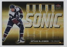 2024-25 Upper Deck Fleer Ultra Ultrasonic Gold 9/10 Nathan MacKinnon #SN-4 0el0
