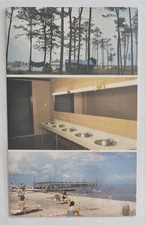 Postcard....Sandpiper's Trace Camping Resort in Manteo, North Carolina, Chrome 