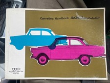 DKW Junior Auto Union Operating Handbook Manu...