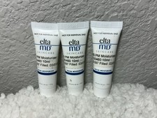 (3-Pack) Elta MD PM Restore Facial Moisturizer 10ml Mini Size ~ Smoothes Skin ~