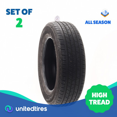Set of (2) Used 235/65R18 Continental CrossContact LX Sport 106H - 8/32