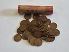 1938-S Penny/Cent Roll - Fine/Very Fine - 50 Coins