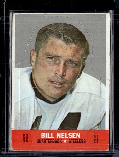 1968 Topps Stand-Ups #18 Bill Nelsen Pittsburgh Steelers LOW GRADE (creases)