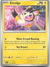 Emolga 030/086 Common Chaos Rising Pokemon Near Mint