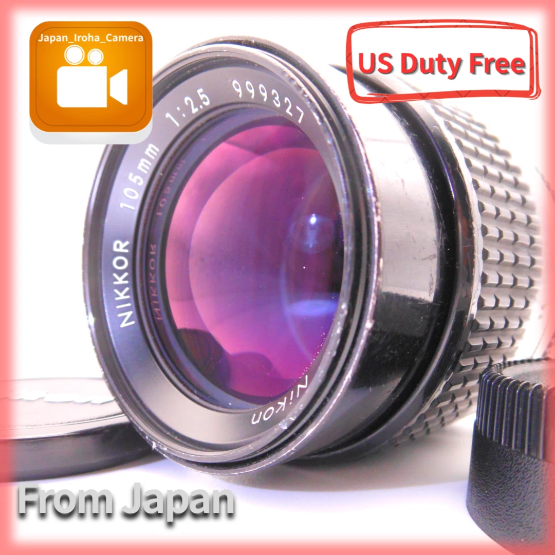 Preços baixos em Lentes de câmera Nikon 105mm f/2.5 | eBay