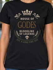 Godes Surname Ladies T-Shirt Family History Gift S-2XL