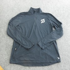 Vuori Pullover Mens Large Gray 1/4 Zip Long S...
