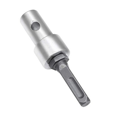 Garden Auger Drill Adapter Keyless Drill Chuck Adapter SDS-Plus to 1/2-In Thread