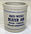 Red Wing MN Stoneware BEATER JAR  5" High x ” Wide -  Excellent Condition