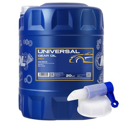 Roller Schalt Getriebeöl MANNOL Universal API GL 4 80W-90 20 L mit Auslasshahn