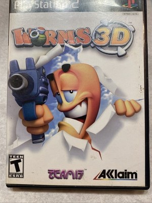 Worms 3D (PlayStation PS2) Complete 