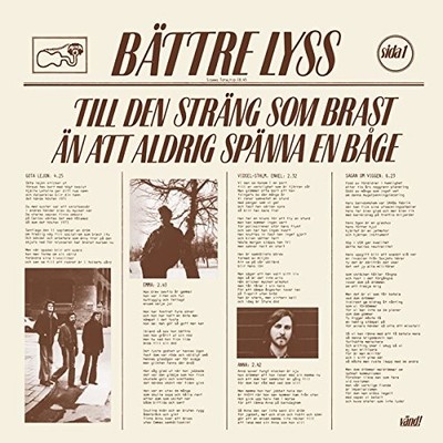 Battre Lyss - Till Den Strang Som Brast An Att Aldrig Spanna En Bage - - F600z