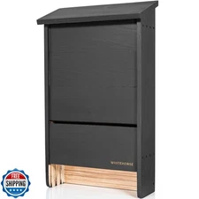 WHITEHORSE Certified Bat House for Outdoors - Fits up to 225 Bats