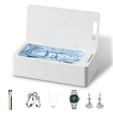 Ultrasonic Jewelry Cleaner Eyeglass Cleaner with 450ml Capacity: Pod for Sung...