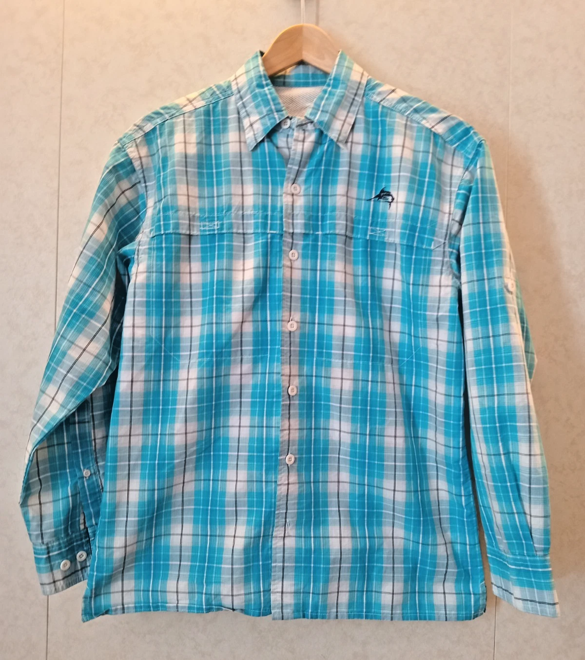 World Wide Sportsman Shirt 42" Vented Fishing Button Adjustable Sleeves NWOT