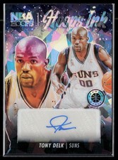 Tony Delk 2023-24 Hoops Premium Stock Hoops Ink Ice Prizm Autographs #HI-TNY AU