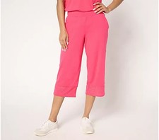 CB2711 Cuddl Duds Flexwear with Eyelet Cropped Pant Size XS