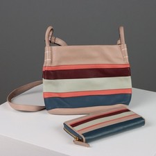 Radley Set Tracolla e Portafoglio Second Hand Vera Pelle Originale
