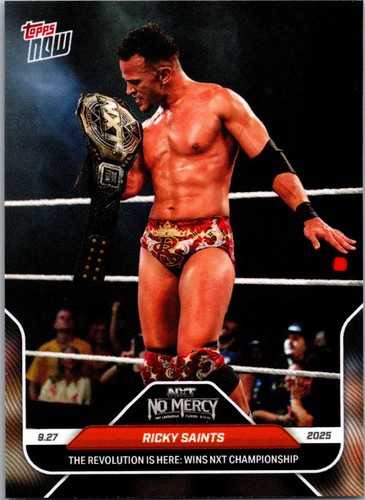 Ricky Saints 2025 Topps Now WWE #100 No Mercy 009772 - Picture 1 of 2