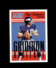 2015 Score Gridiron Heritage #17 Fran Tarkenton Minnesota Vikings Georgia UGA