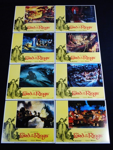 THE LORD OF THE RINGS 1978 * RALPH BAKSHI J.R.R. TOLKIEN * MINT UNUSED LOBBY SET - Picture 5 of 5