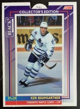 1993-94 Maple Leafs Score Black's #17 Ken Baumgartner V56227