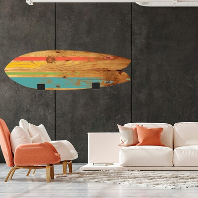 2pcs Surf Wand Rack Skifahren Bord Lagerung Hanger Board Rack Wand