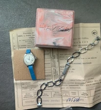 Soviet watch! Vintage watch with watchband, Soviet wrist watch