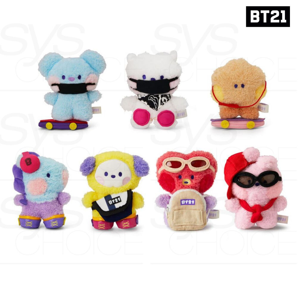 BTS BT21 Official Authentic Goods Minini Stereo Standing Doll +