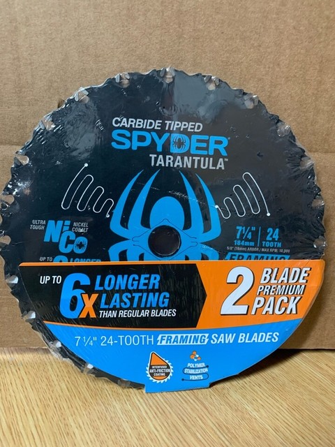 Spyder Carbide Tipped Tarantula 7-1/4 