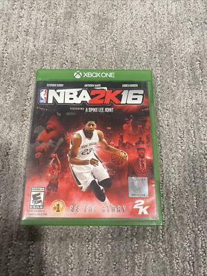 NBA 2k16 XBOX ONE anthony Davis edition works great ships fast