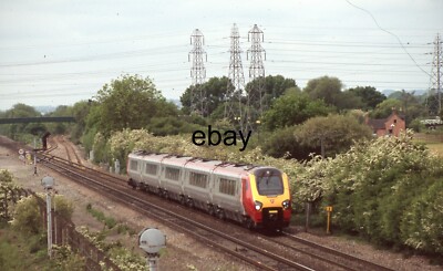 35mm Slide - Super Voyager Class 221. 221139 @ Stenson Junction