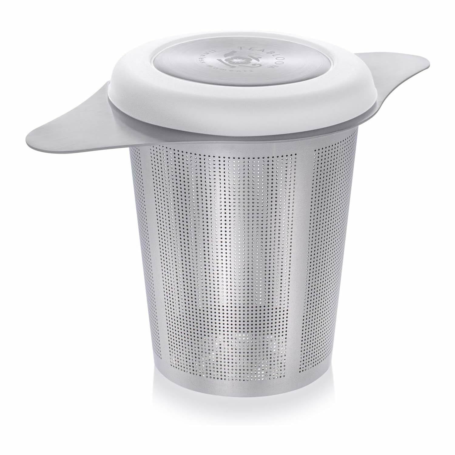 Universal Loose Tea Infuser with Dual-function Lid/Dish – Fits Cups, Mugs, Te...