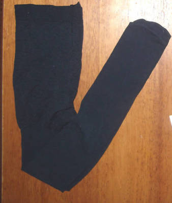 Womens Vintage Jaclyn Smith 1Pr Blue Bodyshaper Control Top microfiber Tights S 