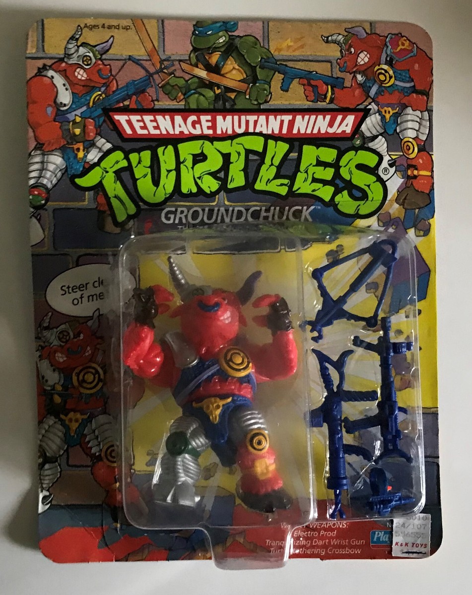 TMNT TEENAGE MUTANT NINJA TURTLES GROUNDCHUCK ACTION FIGURE