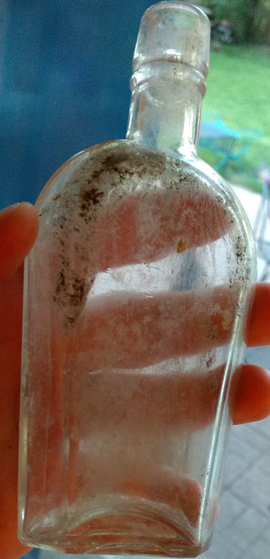 Hexagonal Bottle w/EDBA 21 on the Bottom 6