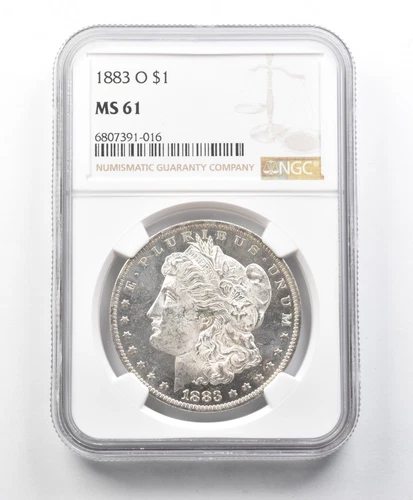MS61 1883-O Morgan Silver Dollar NGC Great Contrast *1754