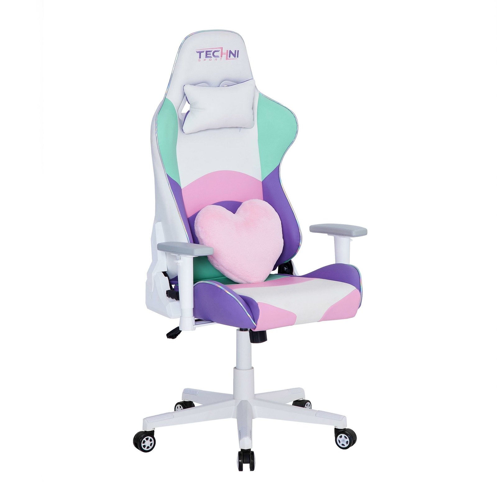 Ergonomic Racing Gaming Chair with Adjustable Recline and Swivel for Office or Home-image